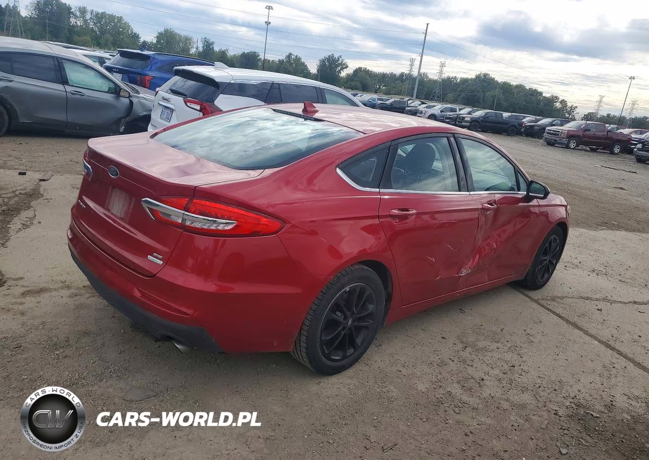 2020 Ford Fusion Se VIN:3FA6P0HD5LR110341 - 3