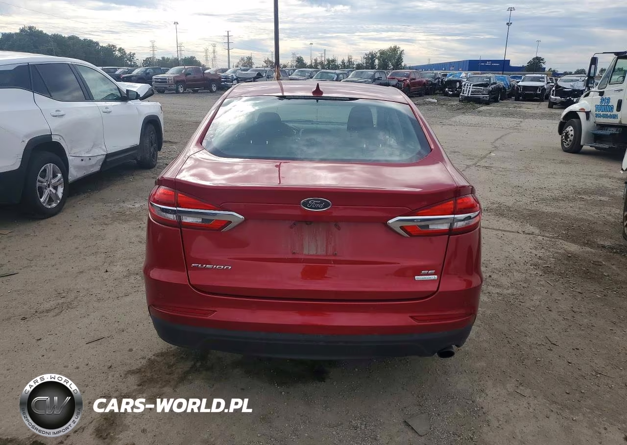 2020 Ford Fusion Se VIN:3FA6P0HD5LR110341 - 6