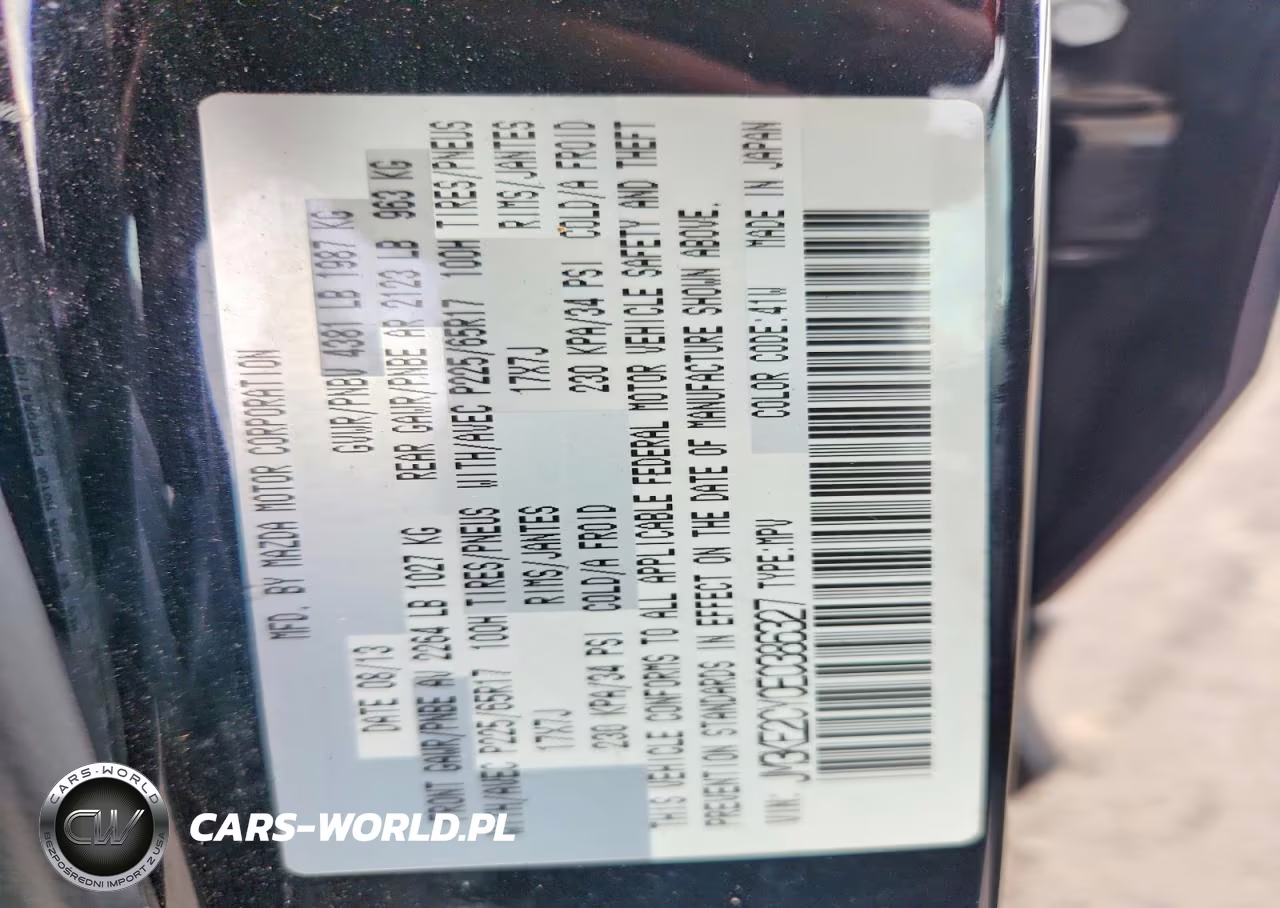 2014 Mazda Cx-5 Touring VIN:JM3KE2CY0E0386327 - 13