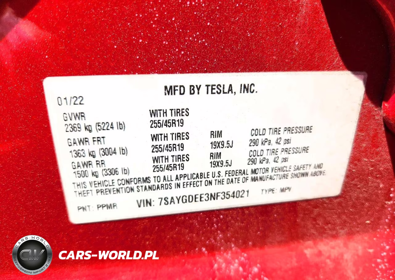 2022 Tesla Model Y VIN:7SAYGDEE3NF354021 - 13