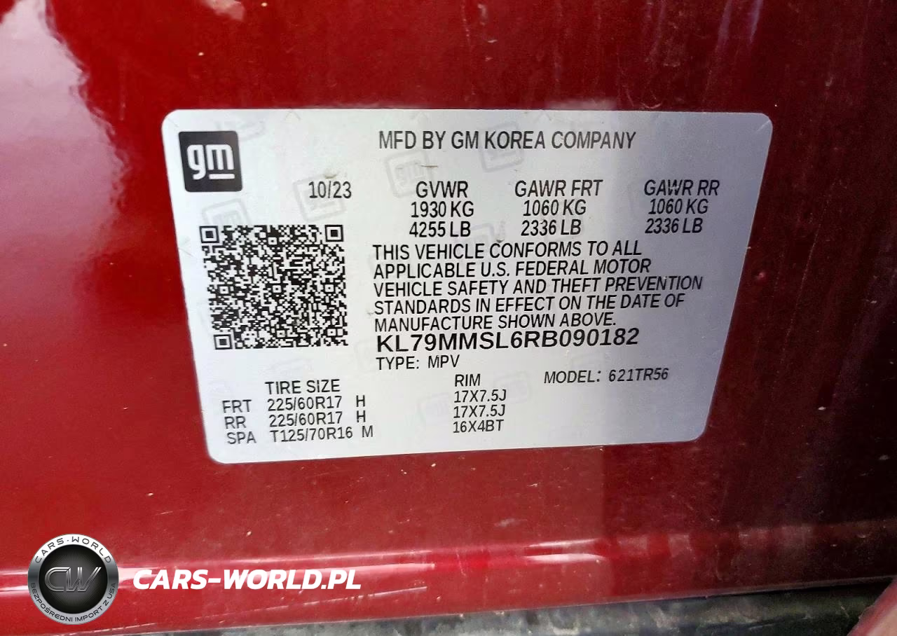 2024 Chevrolet Trailblazer Ls VIN:KL79MMSL6RB090182 - 13