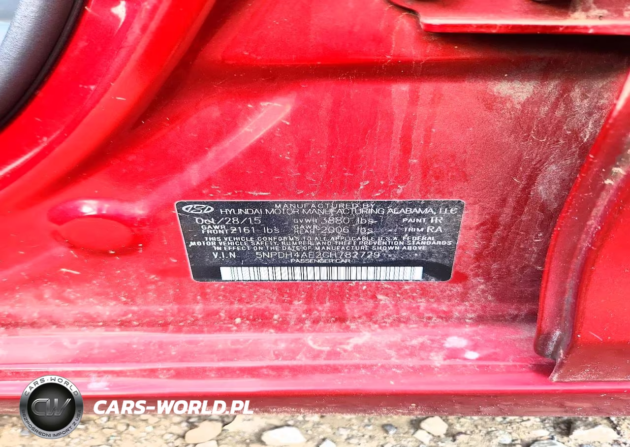 2016 Hyundai Elantra Se VIN:5NPDH4AE2GH782729 - 12