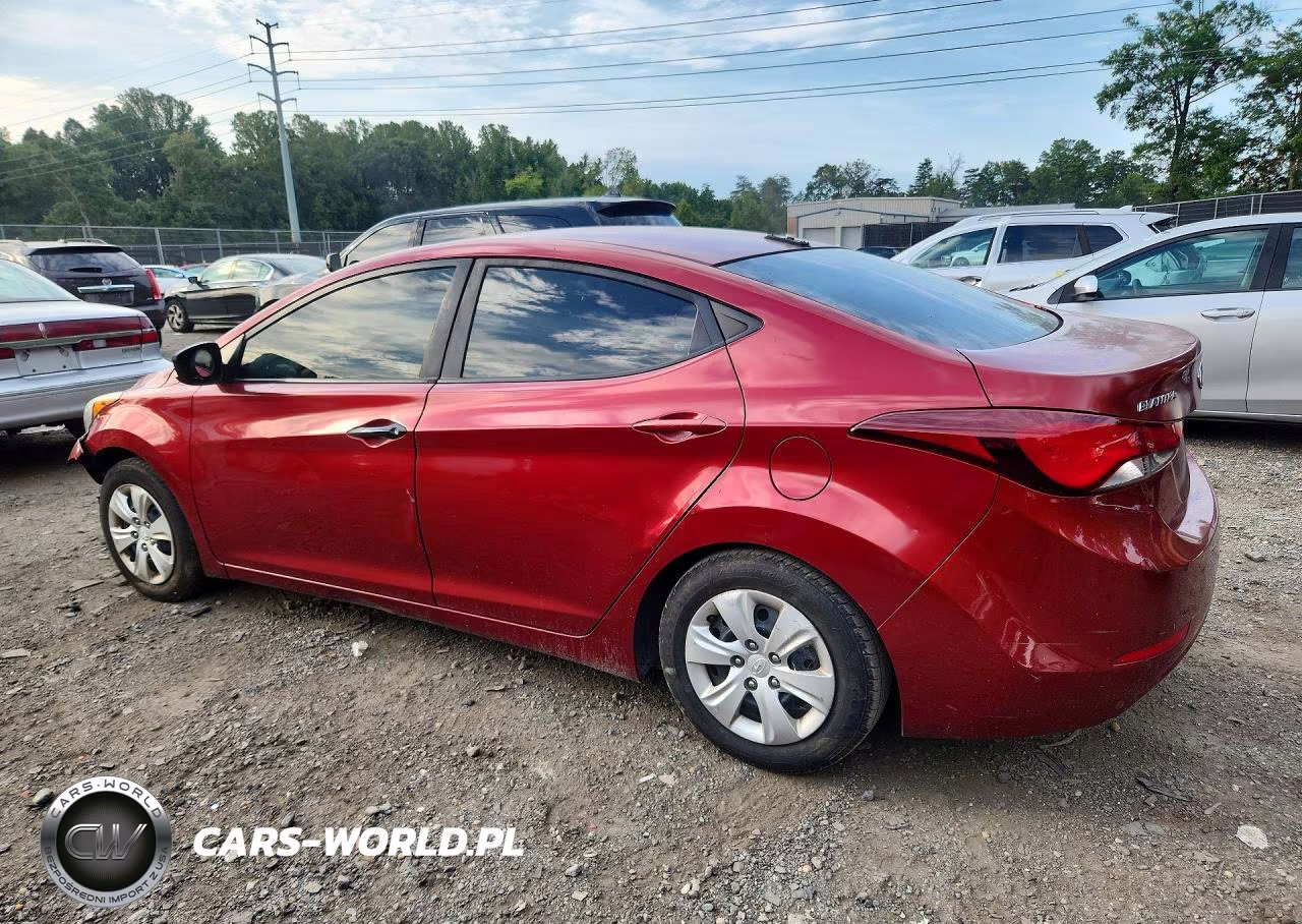 2016 Hyundai Elantra Se VIN:5NPDH4AE2GH782729 - 2