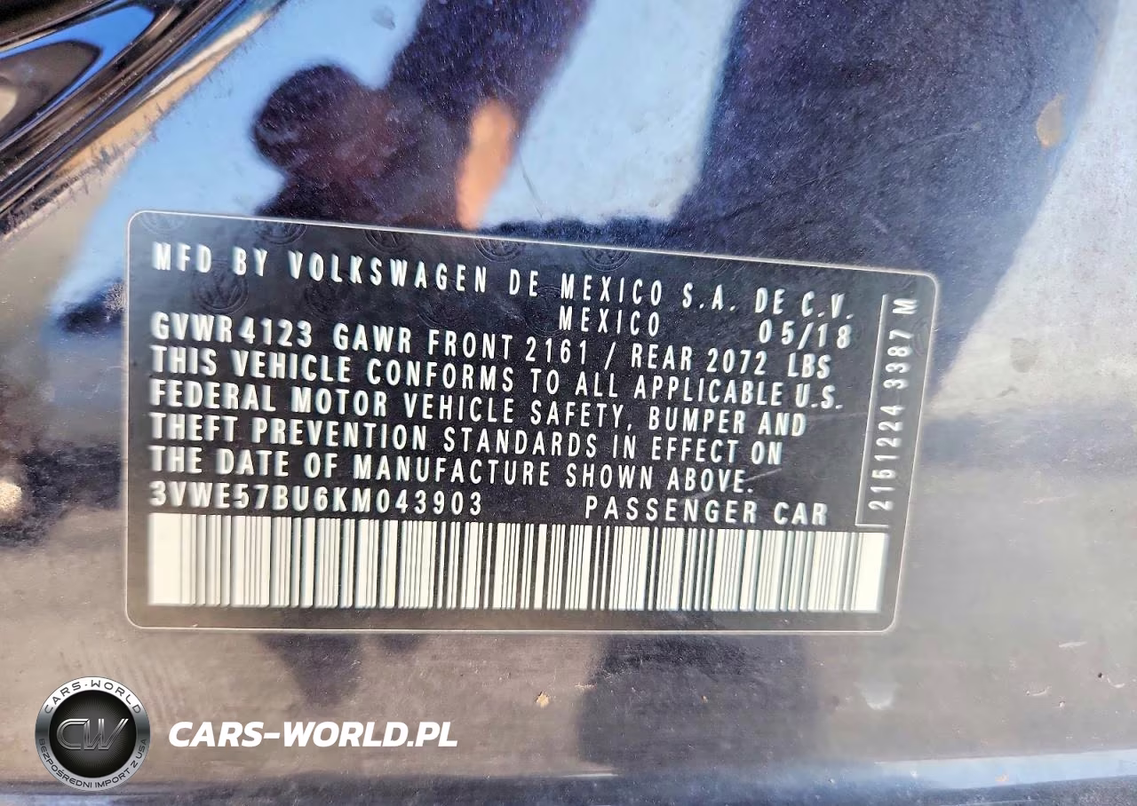 2019 Volkswagen Jetta Sel VIN:3VWE57BU6KM043903 - 13