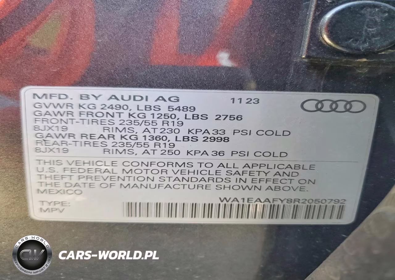 2024 Audi Q5 Premium Plus 45 VIN:WA1EAAFY8R2050792 - 13
