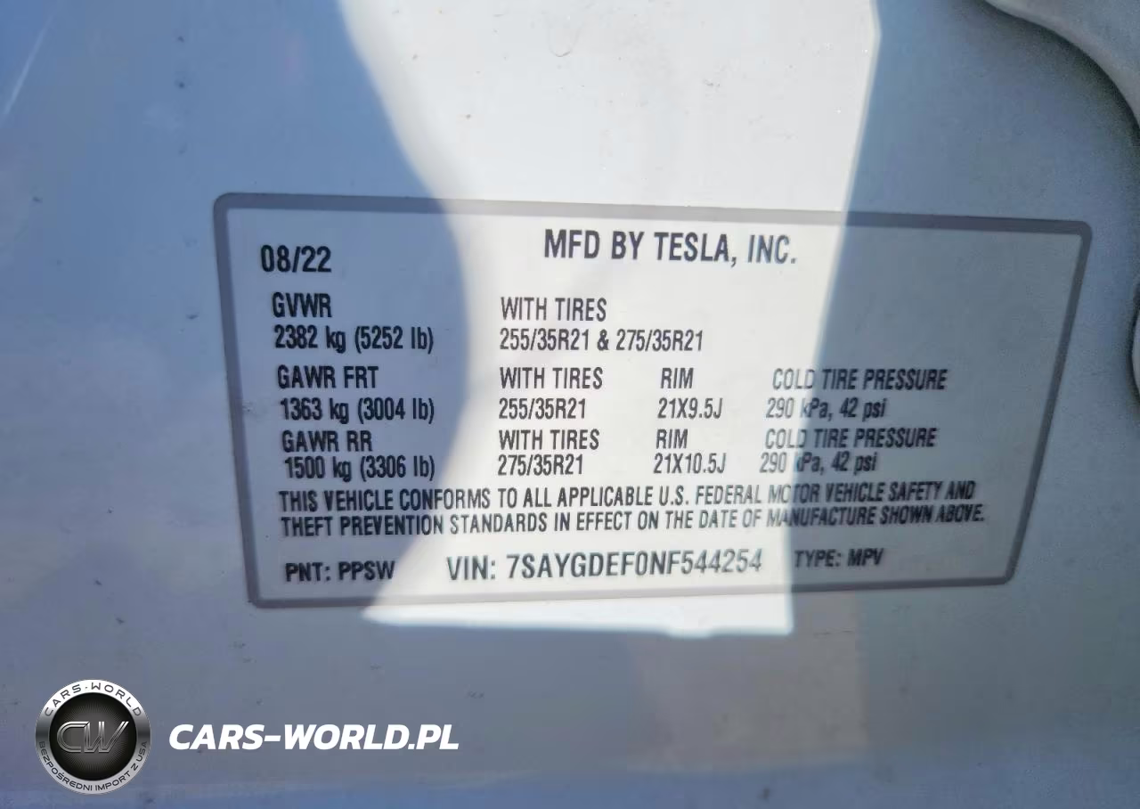 2022 Tesla Model Y VIN:7SAYGDEF0NF544254 - 12