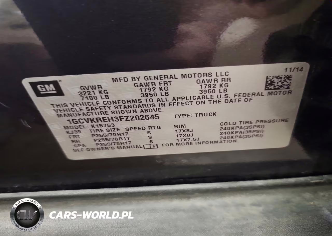 2015 Chevrolet Silverado K1500 Lt VIN:1GCVKREH3FZ202645 - 12