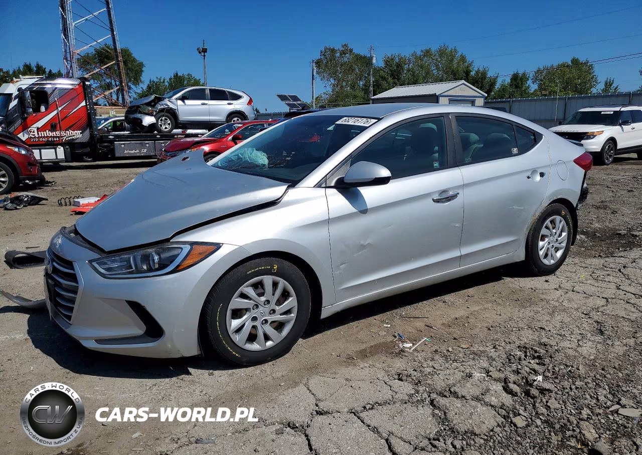 2017 Hyundai Elantra Se VIN:5NPD74LF4HH078039 - 1