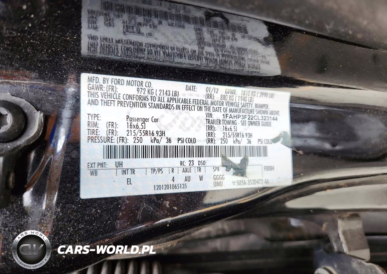 2012 Ford Focus Se VIN:1FAHP3F22CL323144 - 12