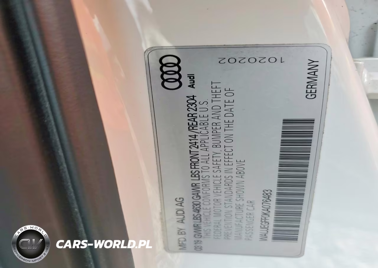 2019 Audi A3 Premium Plus VIN:WAUJEGFF0KA076483 - 12