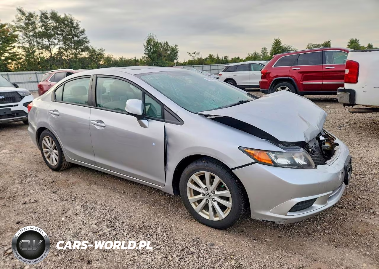 2012 Honda Civic Ex VIN:19XFB2F85CE040535 - 4