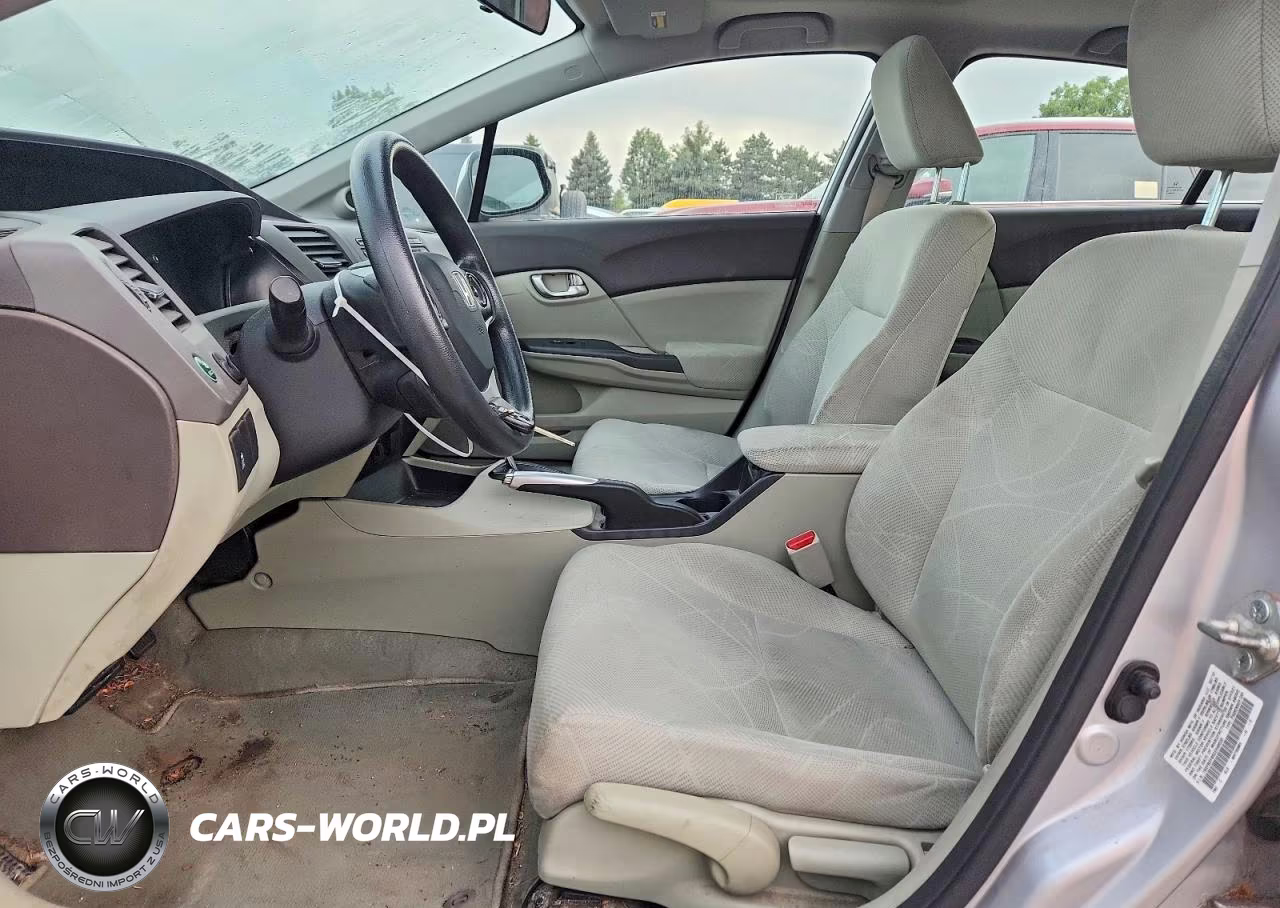 2012 Honda Civic Ex VIN:19XFB2F85CE040535 - 8