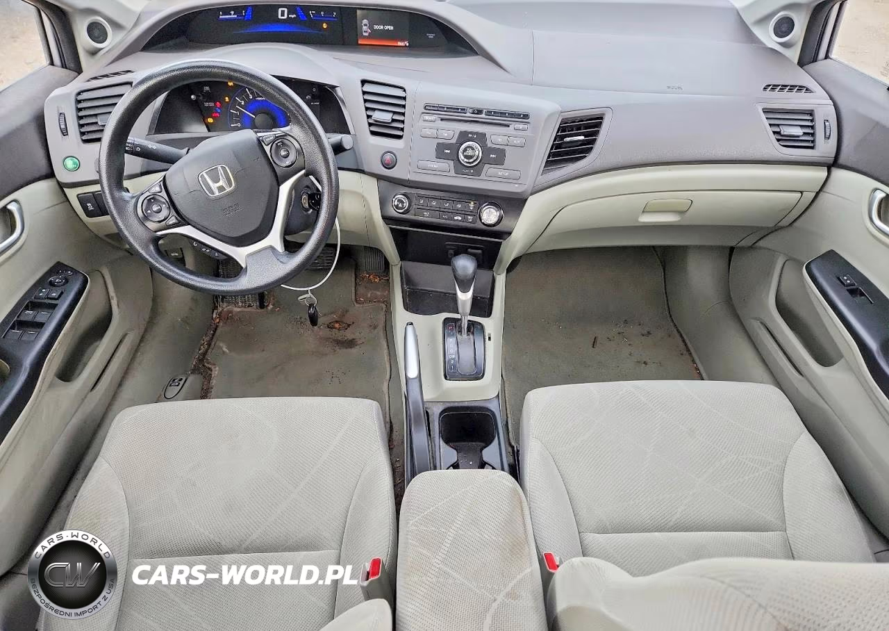 2012 Honda Civic Ex VIN:19XFB2F85CE040535 - 9