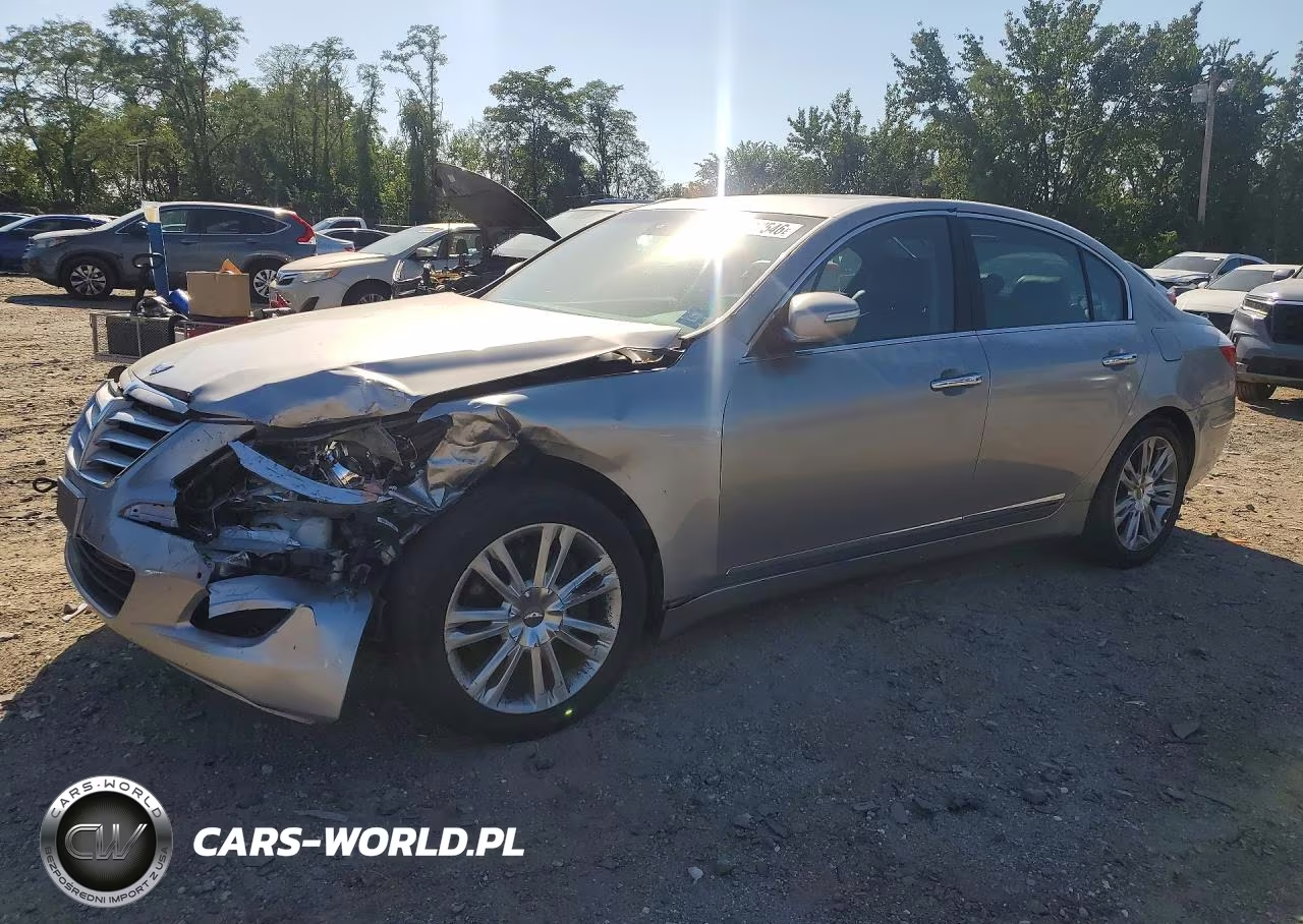 2009 Hyundai Genesis 4.6 VIN:KMHGC46F09U054456 - 1