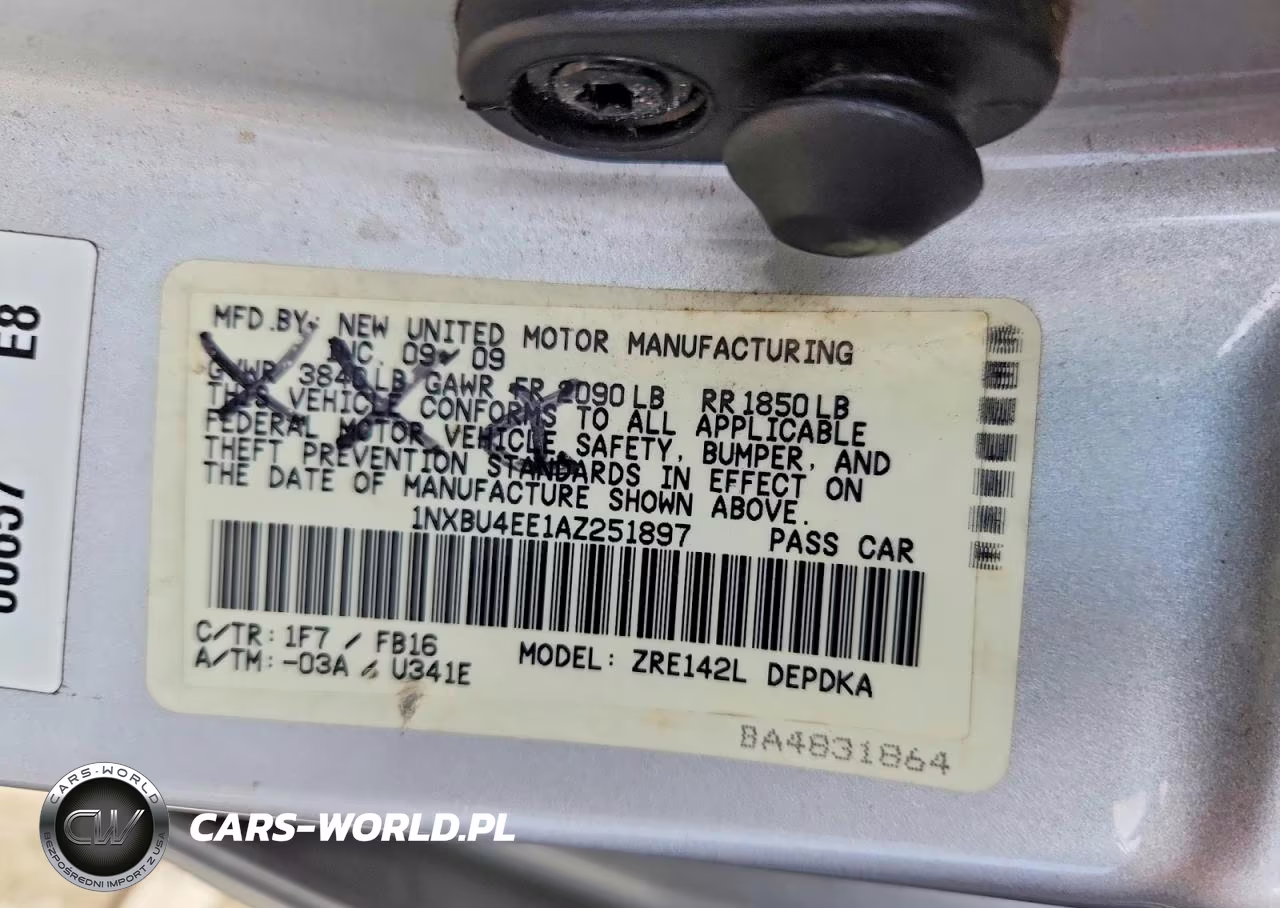 2010 Toyota Corolla Base VIN:1NXBU4EE1AZ251897 - 12