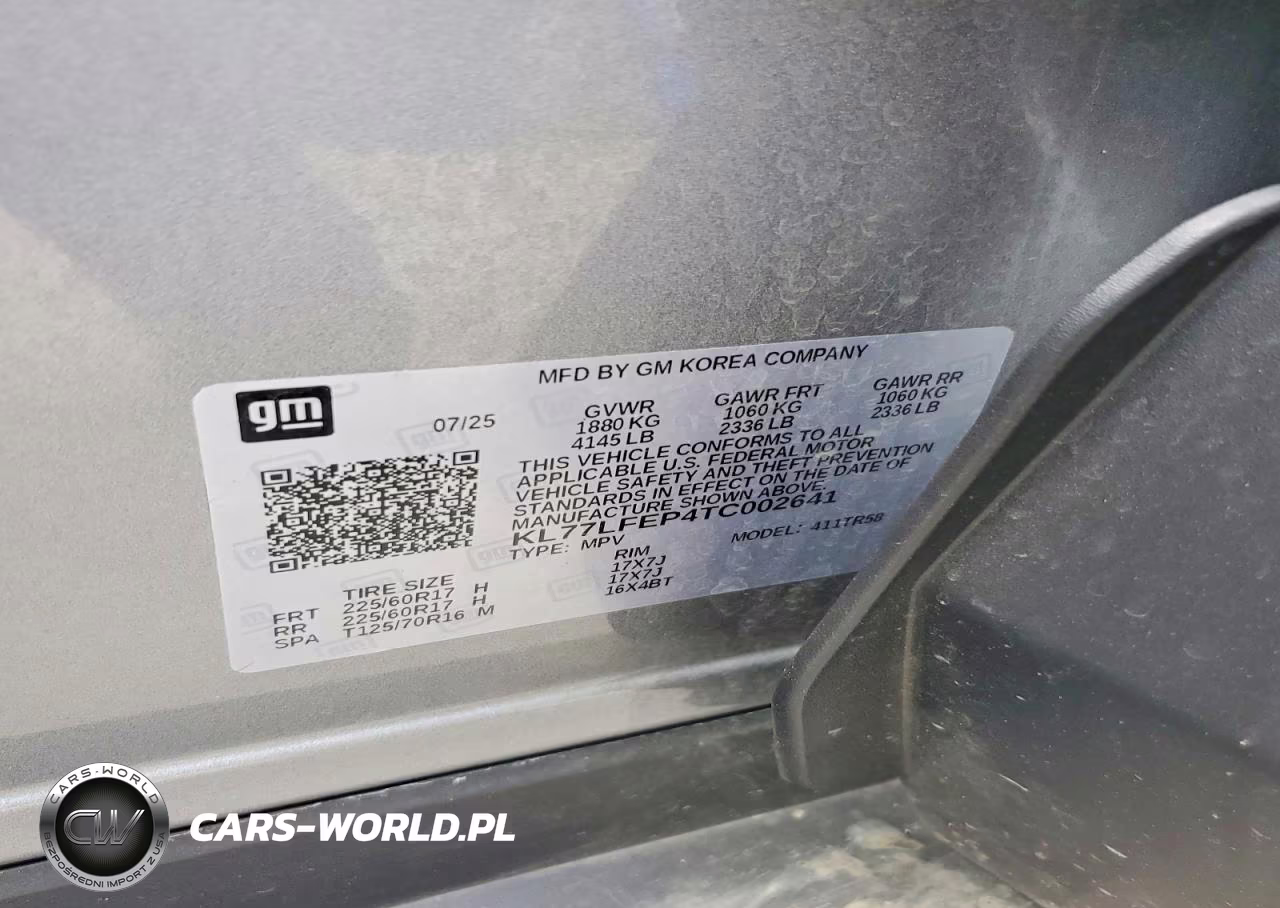 2026 Chevrolet Trax Ls VIN:KL77LFEP4TC002641 - 13