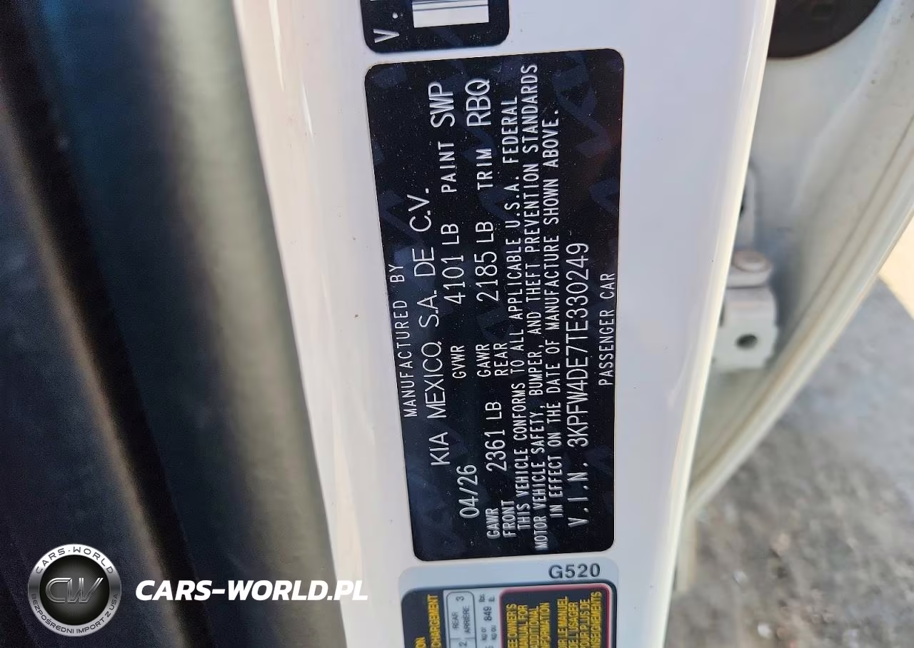 2026 Kia K4 Gt Line VIN:3KPFW4DE7TE330249 - 13