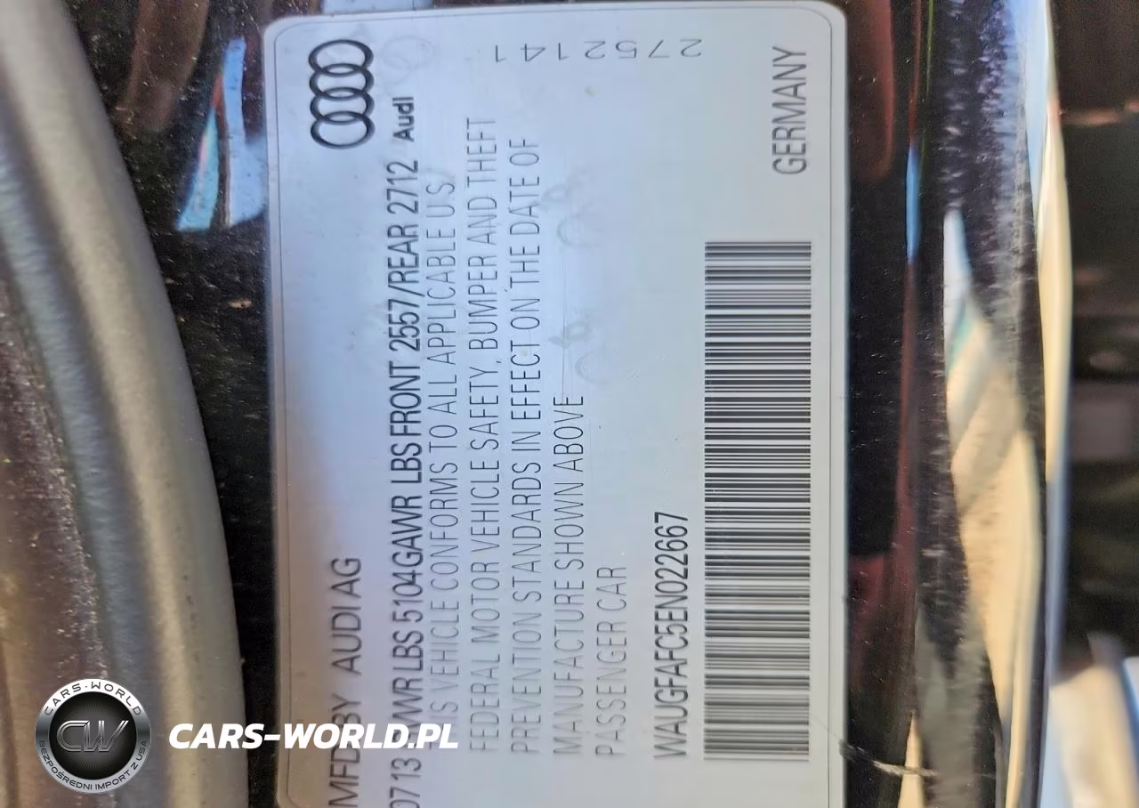 2014 Audi A6 Premium Plus VIN:WAUGFAFC5EN022667 - 12