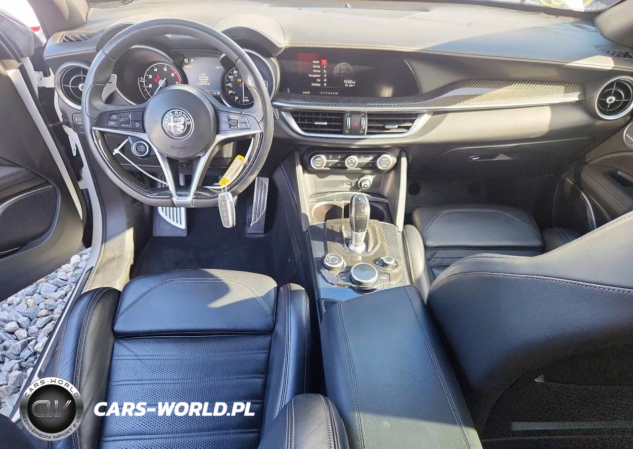 2019 Alfa Romeo Stelvio Ti VIN:ZASPAKBN0K7C70332 - 8