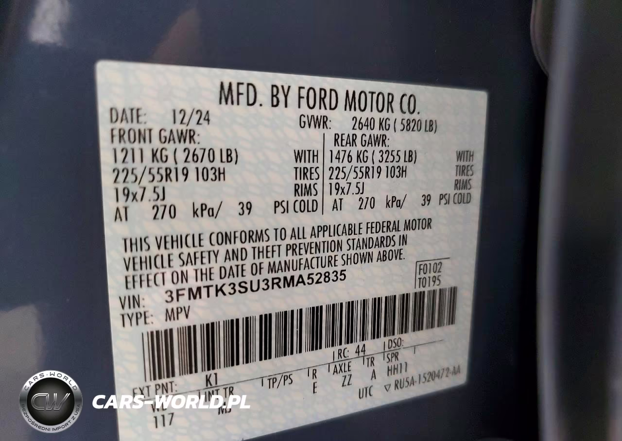 2024 Ford Mustang Mach-E Premium VIN:3FMTK3SU3RMA52835 - 13