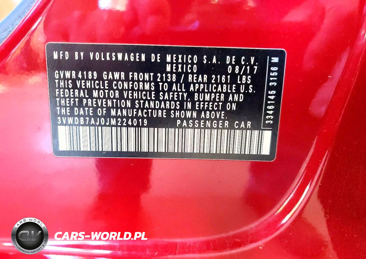 2018 Volkswagen Jetta Se VIN:3VWDB7AJ0JM224019 - 12