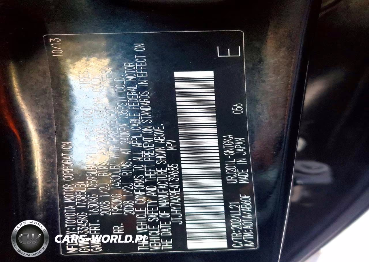 2014 Lexus Lx 570 VIN:JTJHY7AX9E4139685 - 13