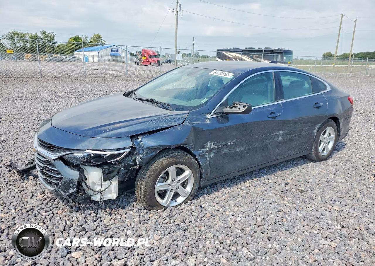 2021 Chevrolet Malibu Ls VIN:1G1ZB5ST9MF007708 - 1