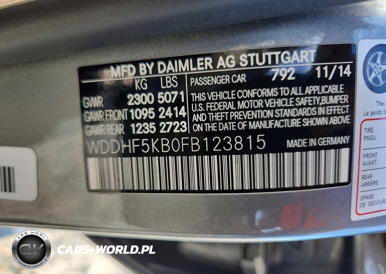 2015 Mercedes-Benz E 350 VIN:WDDHF5KB0FB123815 - 12