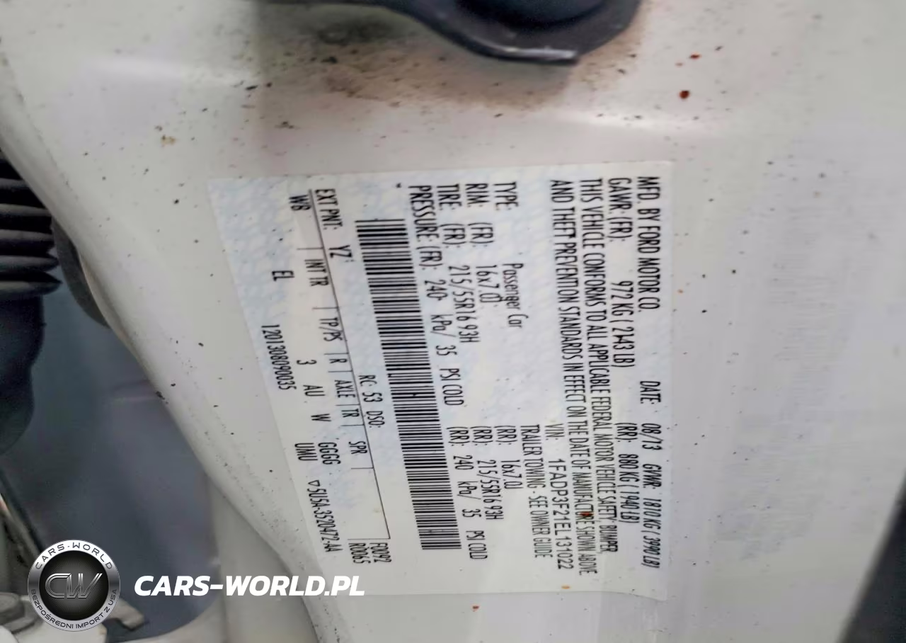 2014 Ford Focus Se VIN:1FADP3F21EL131022 - 12