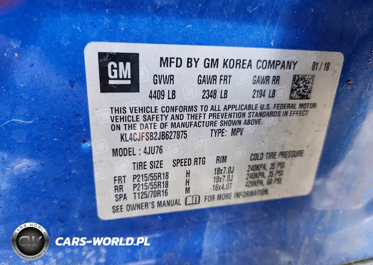 2018 Buick Encore Preferred Ii VIN:KL4CJFSB2JB627875 - 12