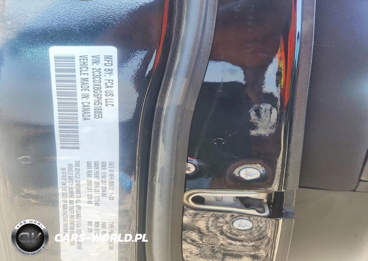 2023 Dodge Charger Sxt VIN:2C3CDXBG6PH518855 - 12
