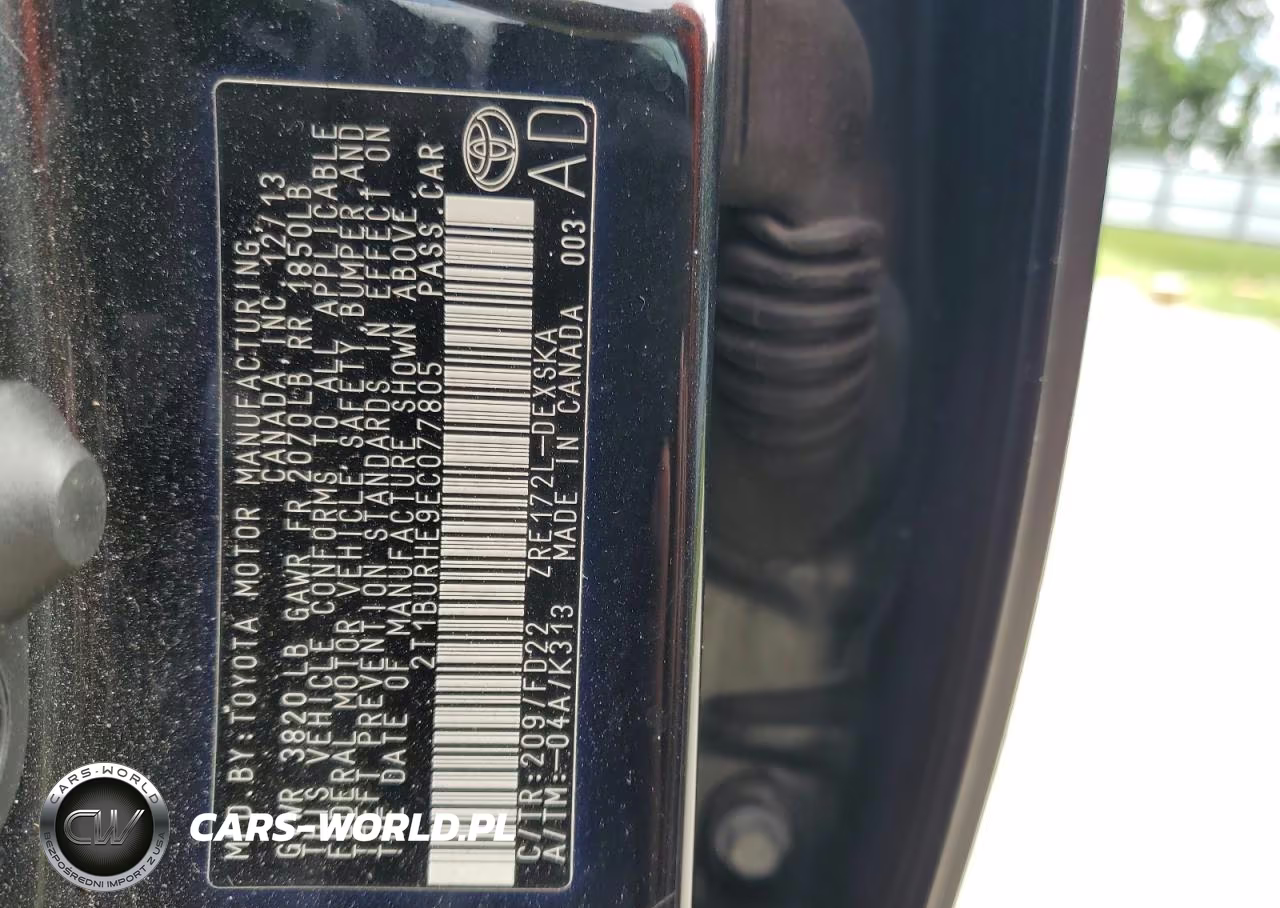 2014 Toyota Corolla L VIN:2T1BURHE9EC077805 - 13