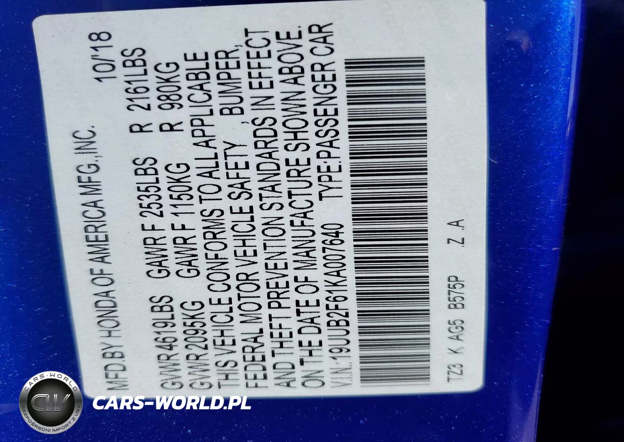 2019 Acura Tlx Technology VIN:19UUB2F61KA007640 - 12