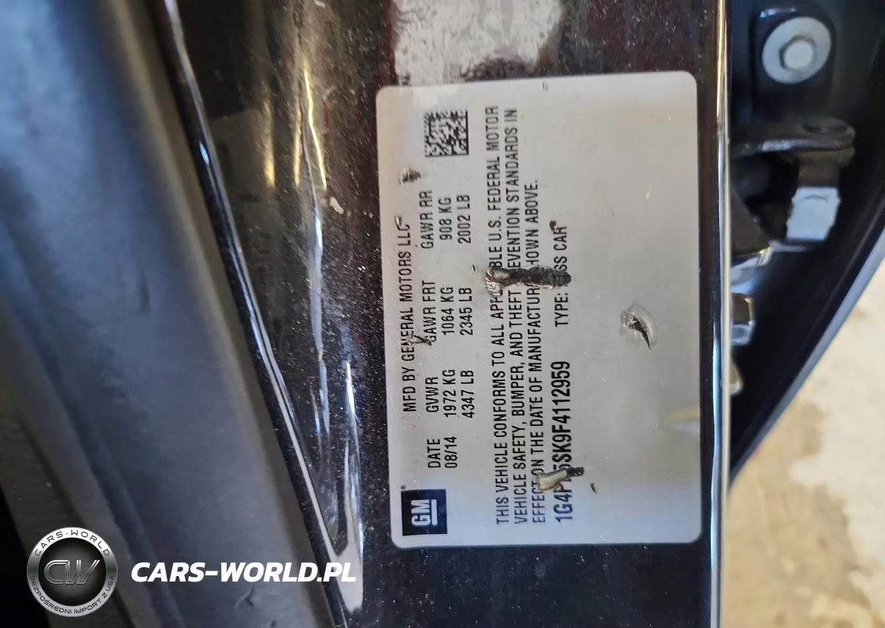 2015 Buick Verano VIN:1G4PP5SK9F4112959 - 12