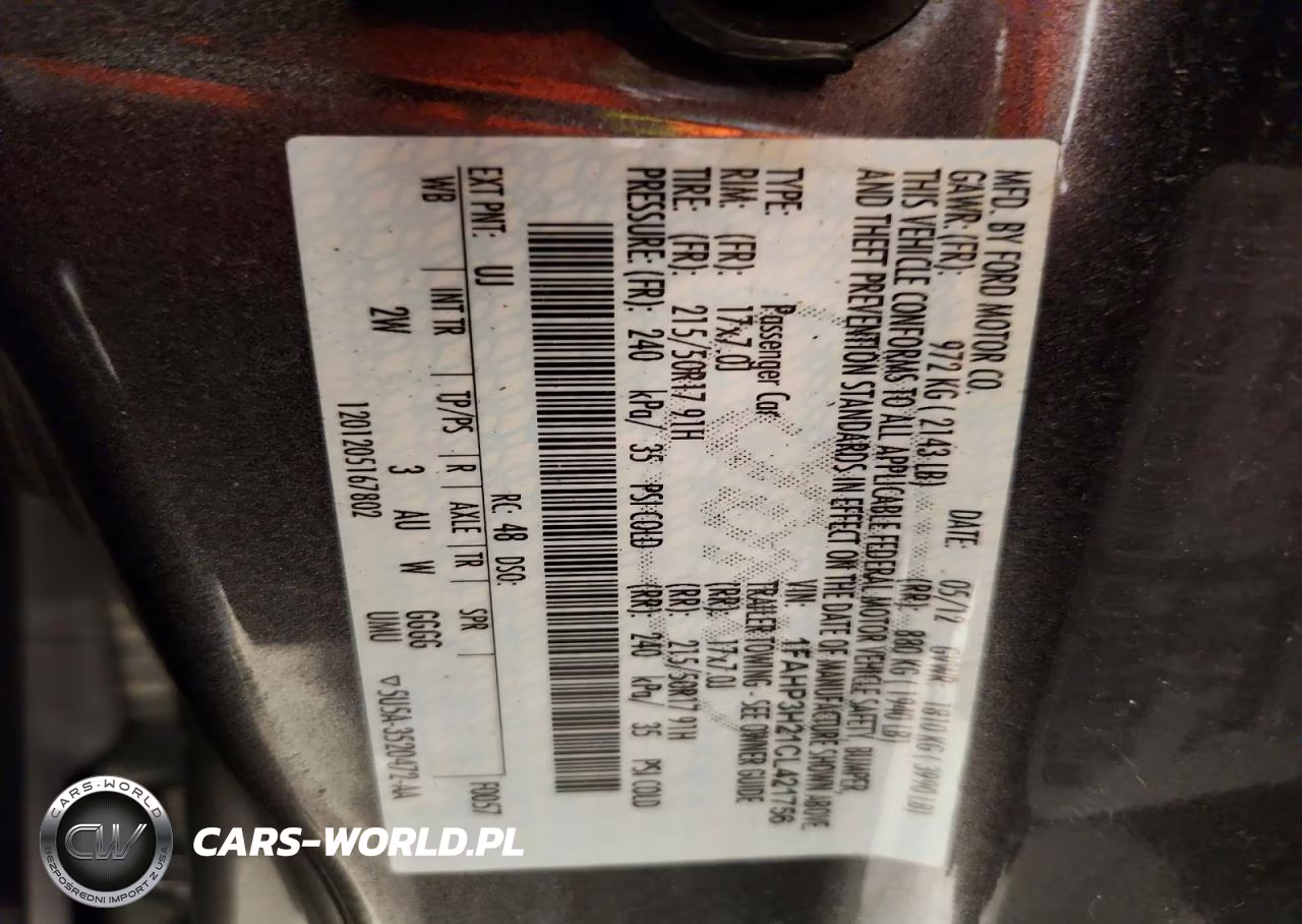 2012 Ford Focus Sel VIN:1FAHP3H21CL421756 - 12