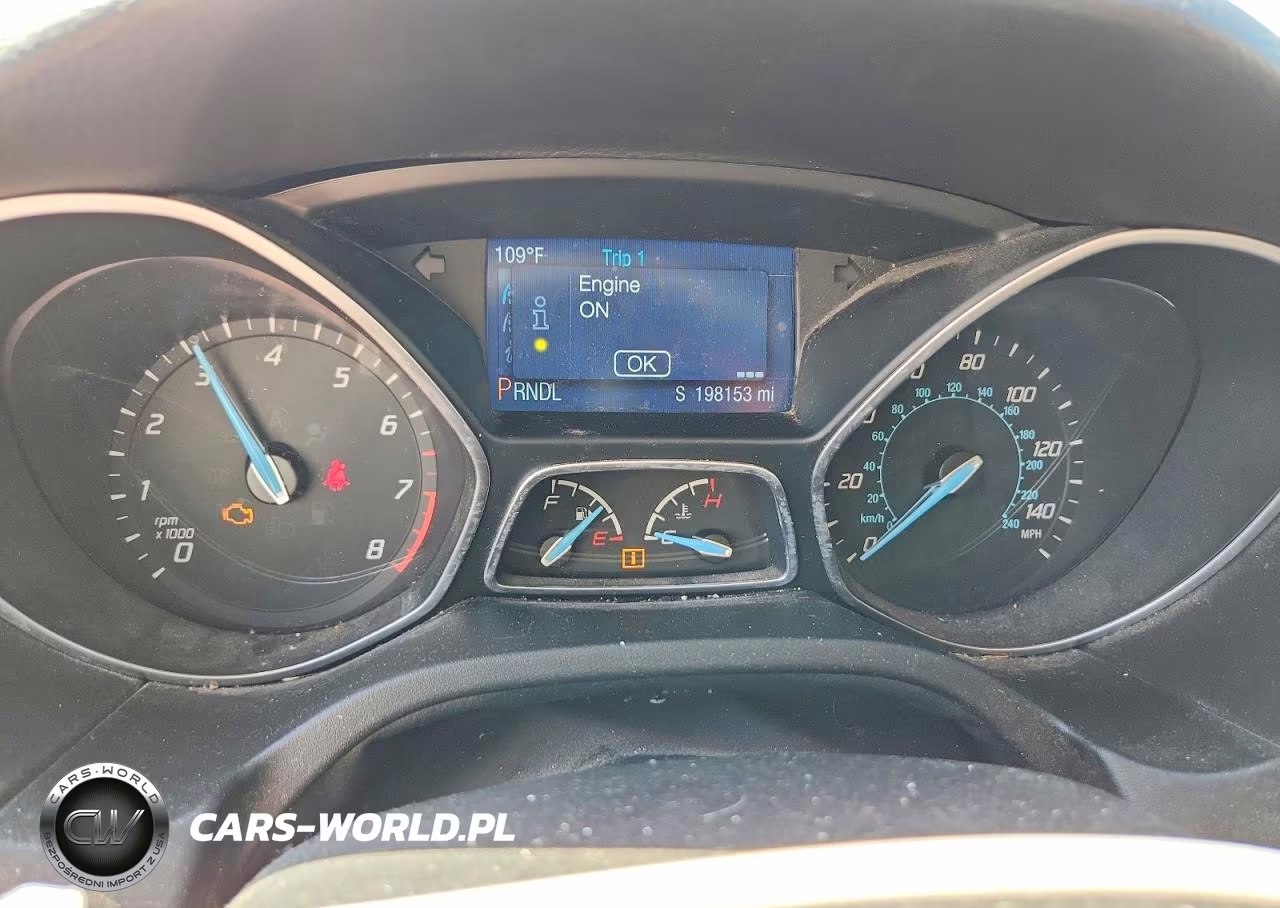 2014 Ford Focus Se VIN:1FADP3F22EL254019 - 9