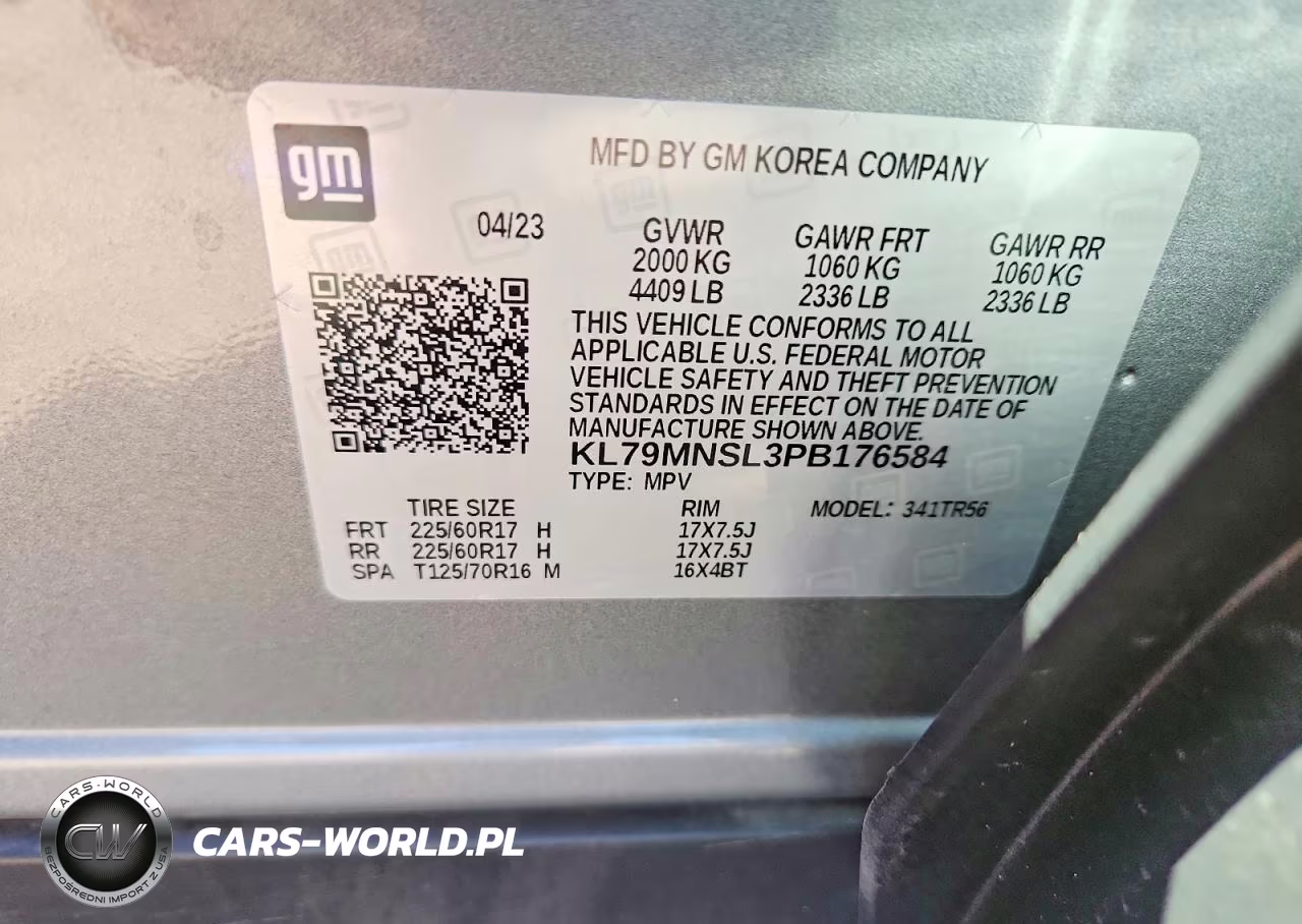 2023 Chevrolet Trailblazer Ls VIN:KL79MNSL3PB176584 - 13