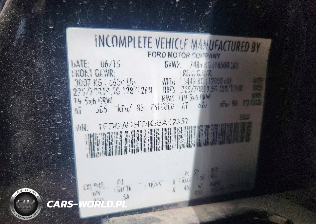 2016 Ford F450 Super Duty VIN:1FD0W4HT4GEA12357 - 12