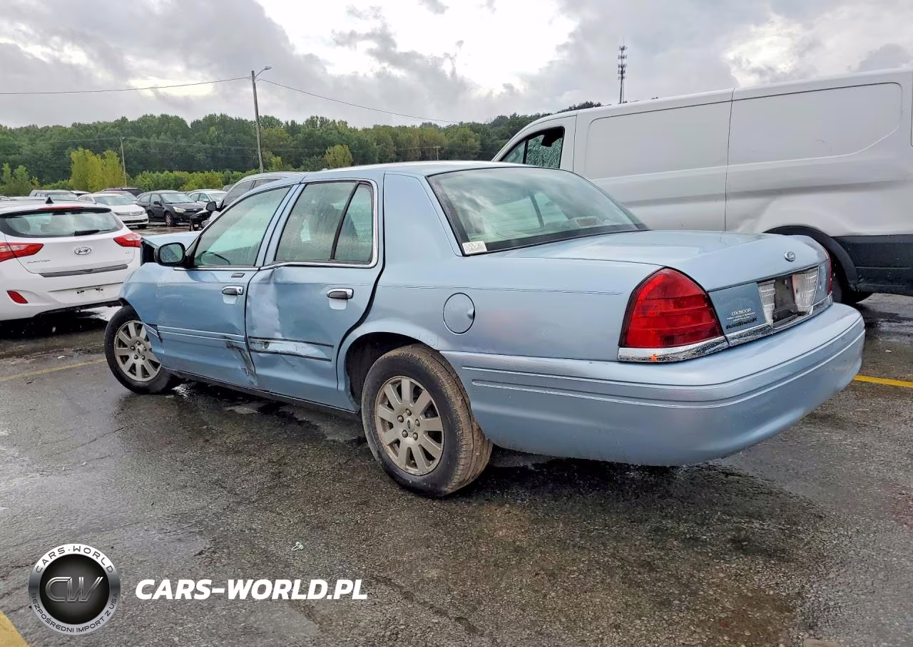 2008 Ford Crown Victoria Lx VIN:2FAFP74V48X132458 - 2