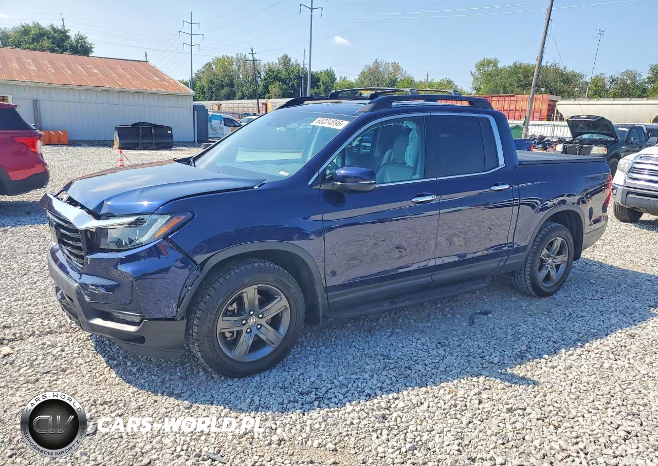 2022 Honda Ridgeline Rtl VIN:5FPYK3F74NB015295 - 1
