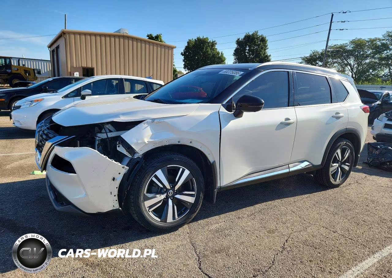 2021 Nissan Rogue Sl VIN:JN8AT3CA5MW009012 - 1