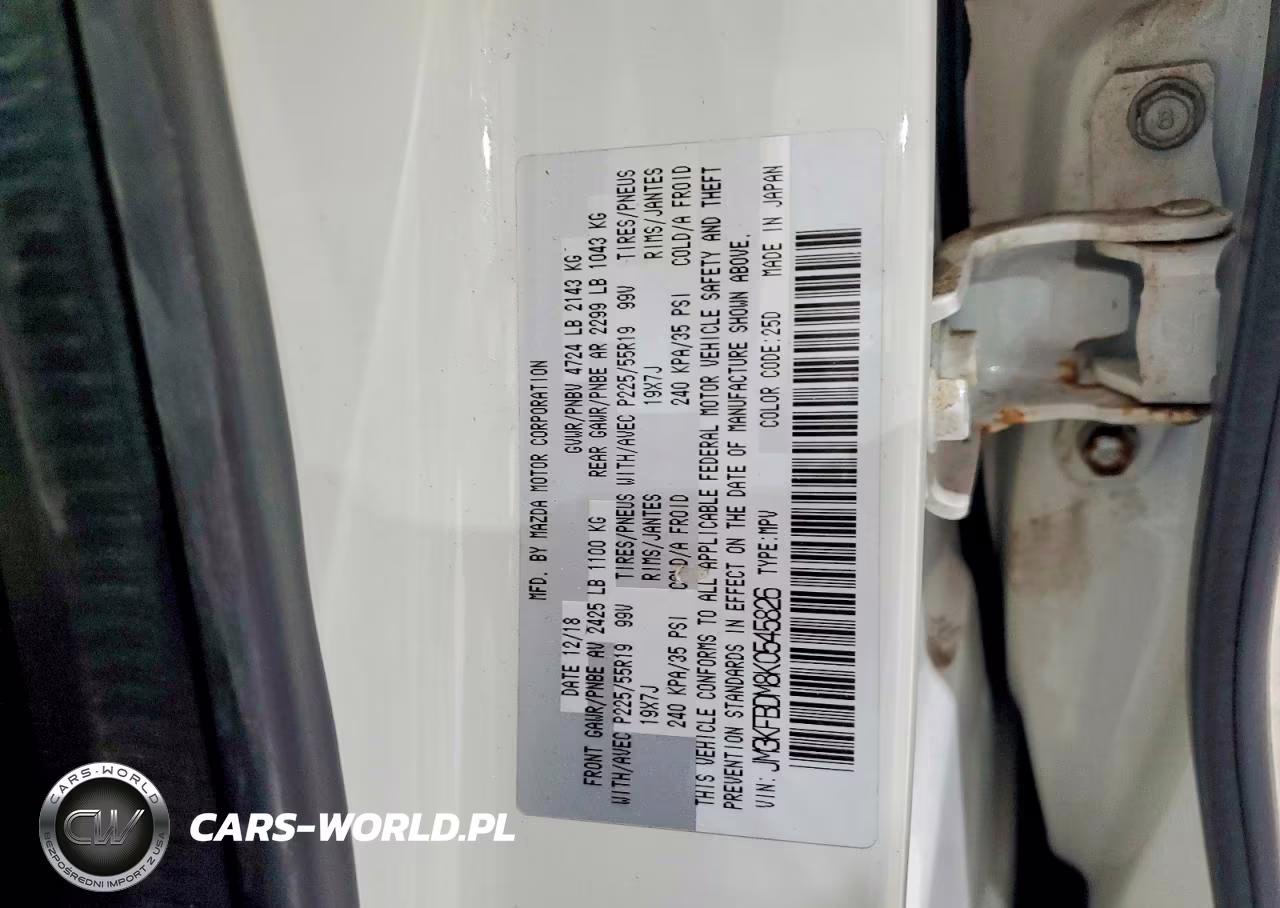 2019 Mazda Cx-5 Grand Touring VIN:JM3KFBDM8K0545826 - 13