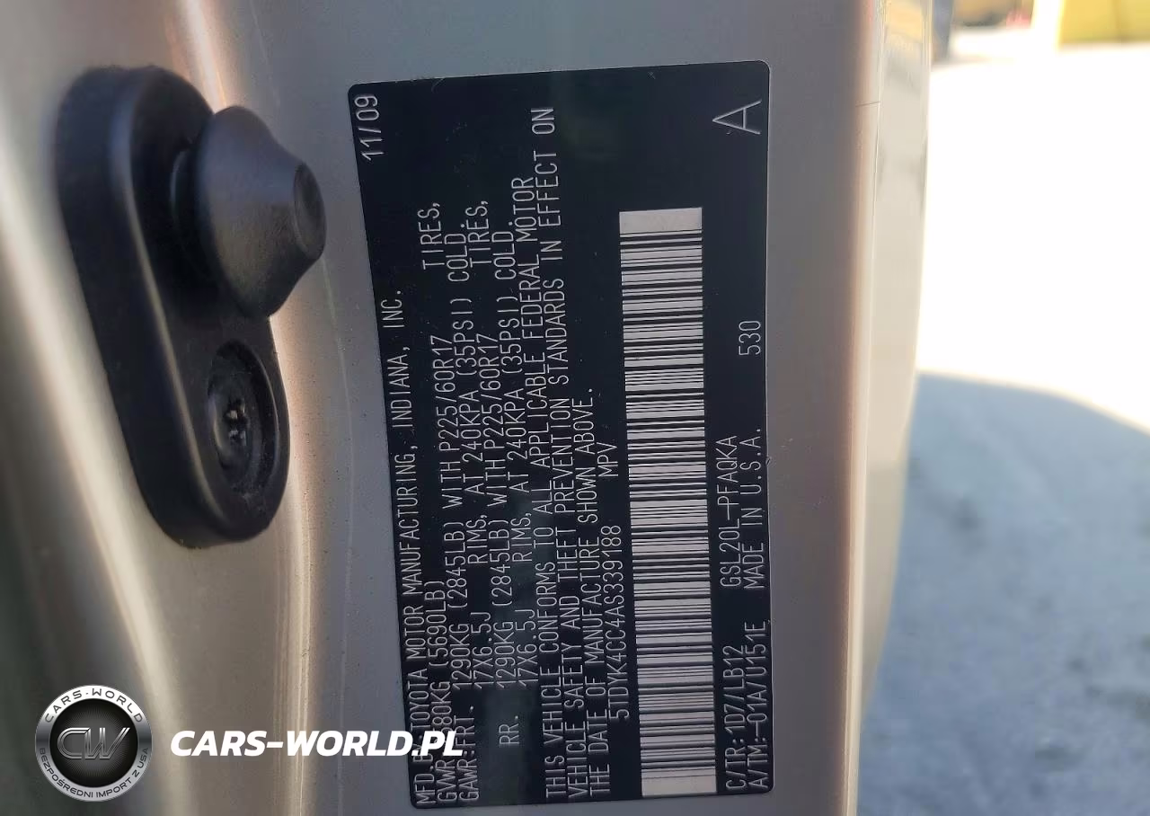 2010 Toyota Sienna Xle VIN:5TDYK4CC4AS339188 - 14