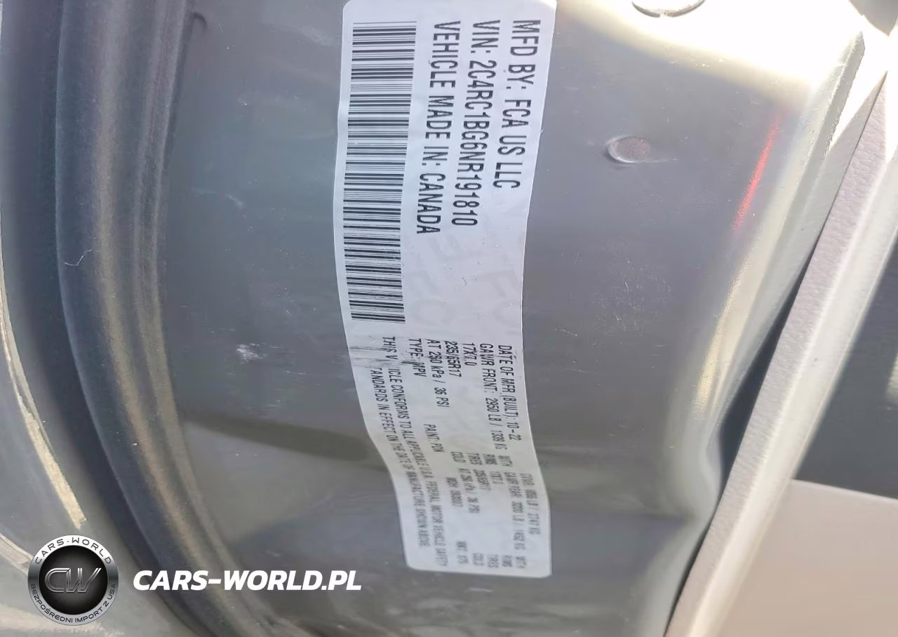 2022 Chrysler Pacifica Touring L VIN:2C4RC1BG6NR191810 - 13