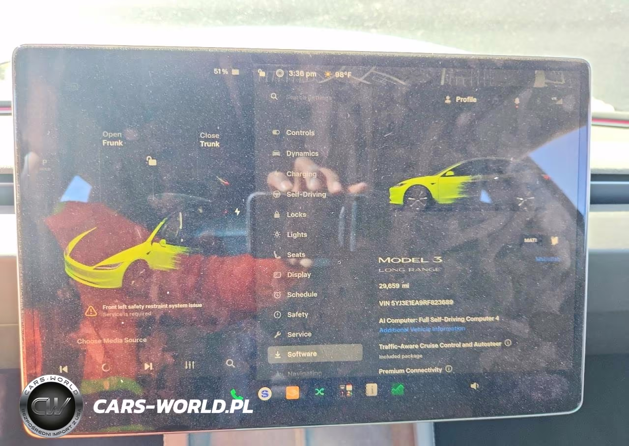 2024 Tesla Model 3 Long Range Dual Motor All-Wheel Drive-Rear-Wheel Drive VIN:5YJ3E1EA9RF823689 - 9