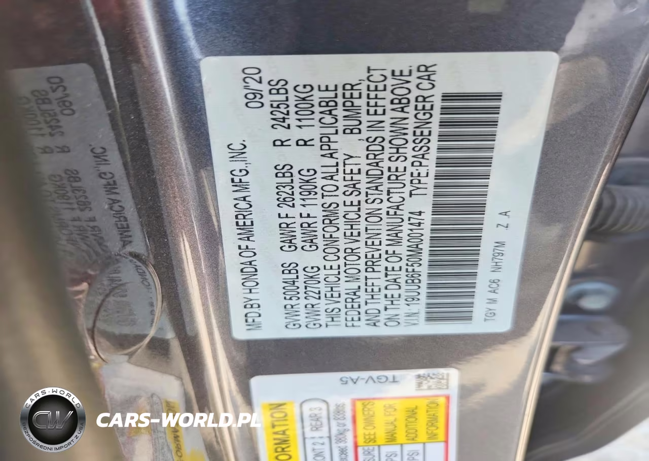 ACURA TLX TECH A VIN:19UUB6F50MA001474 - 12
