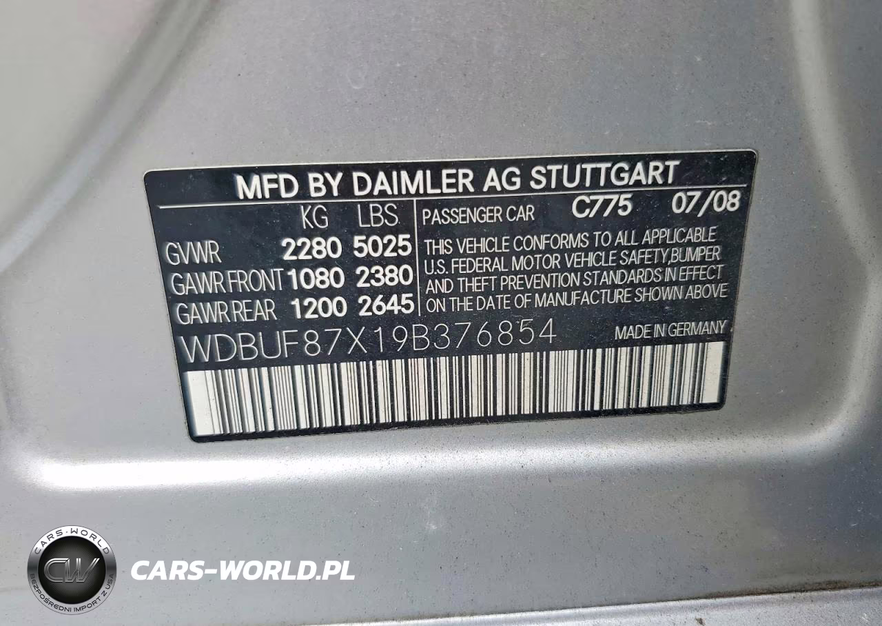 2009 Mercedes-Benz E 350 4Matic VIN:WDBUF87X19B376854 - 12