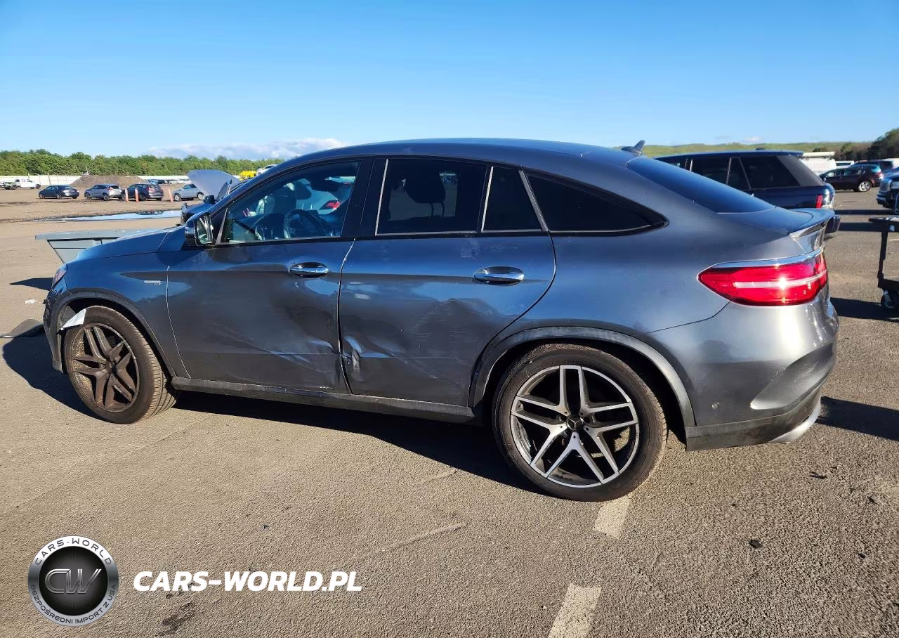2017 Mercedes-Benz Gle Coupe 43 Amg VIN:4JGED6EB4HA079438 - 2