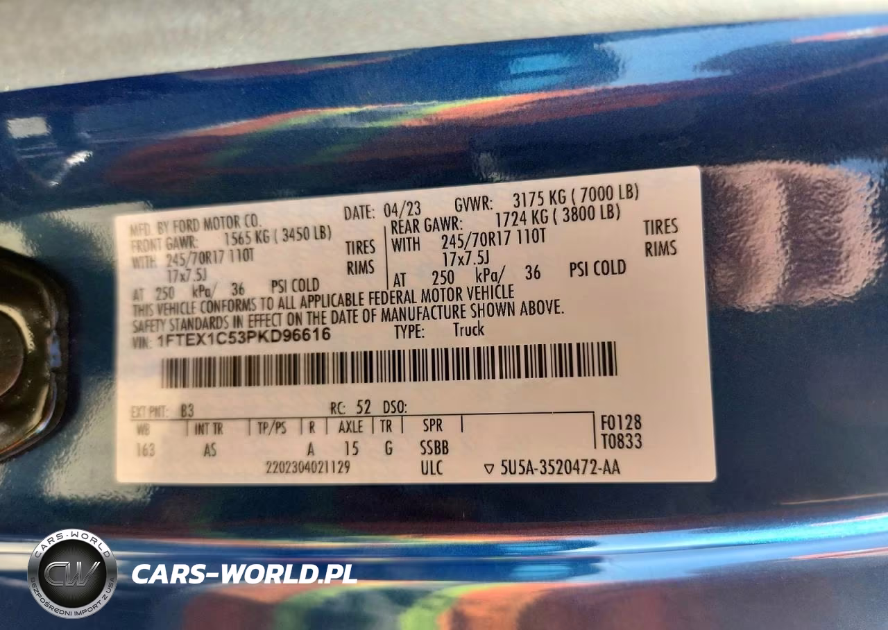 2023 Ford F150 Super Cab VIN:1FTEX1C53PKD96616 - 12