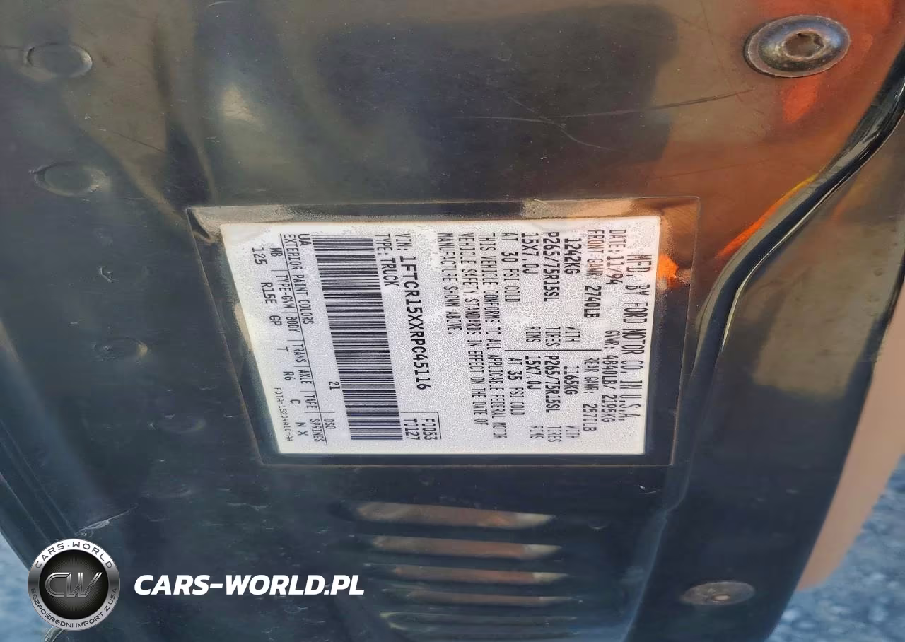 1994 Ford Ranger Super Cab VIN:1FTCR15XXRPC45116 - 12